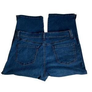 Gloria Vanderbilt Amanda Cropped Stretch Blue Jeans